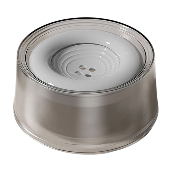 Water Bowl 1200ML Large Capacity Floating Design Spill Proof Drinking Bowl Easy Clean Durable Pet Feeding Basin Hydration Supply Tool for Cat Dog Indoor Outdoor Daily Use