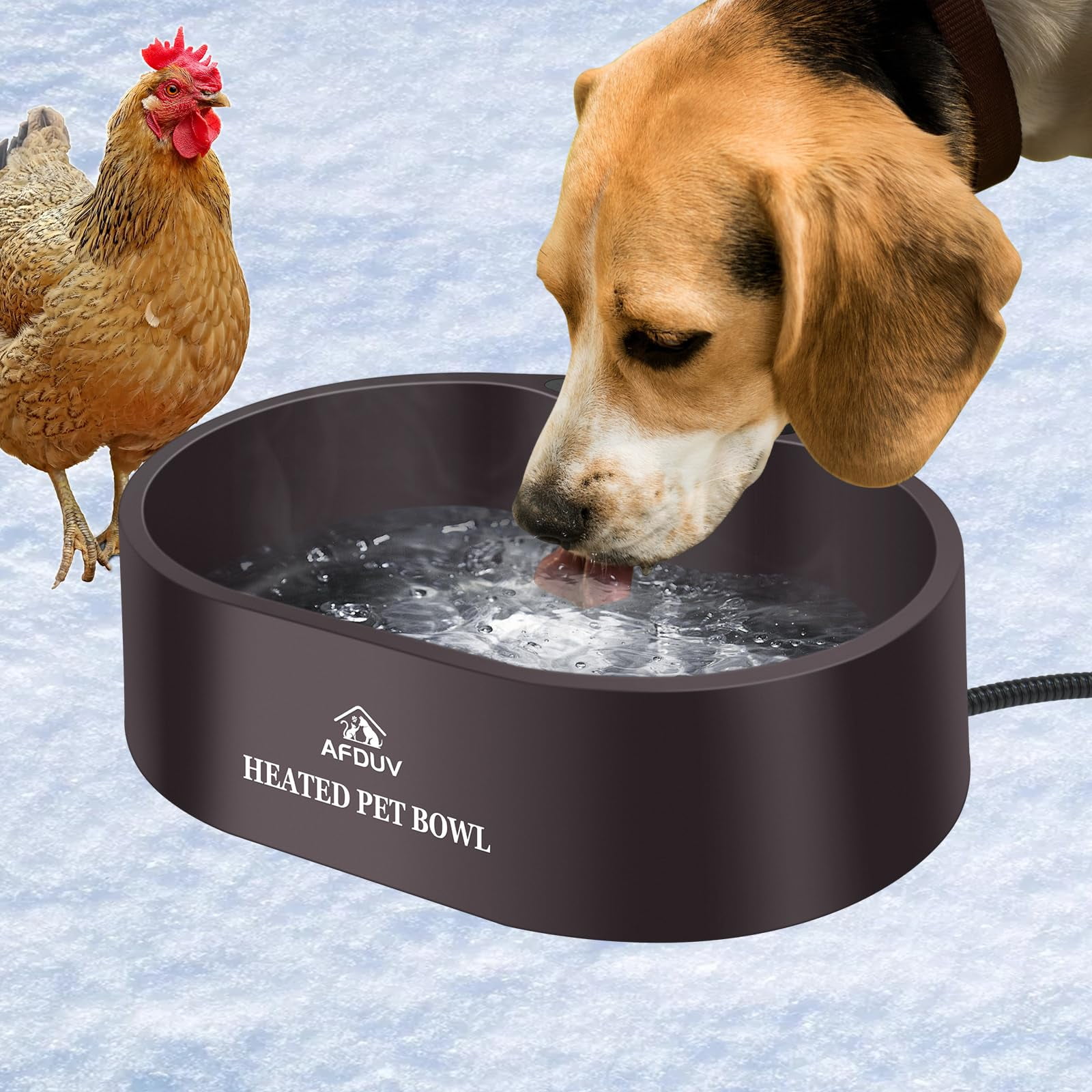 Honeywell Smart Bowl For Pets Livestock Thermal Bowl Metal Heated Water Bowl  Fuliuna Heated Water Bowl,