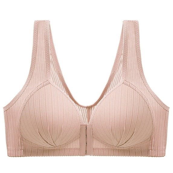 Water Bras for Women Bra Pack Steel Ring Thin Women Bra Front Button Breathable Gathers Underwear Comfort Bra