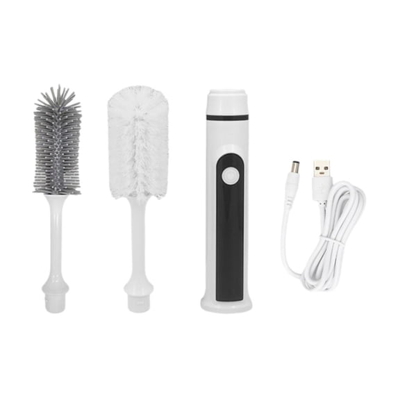 Water Brush, 15 Electric Brush Cleaner For Tumblers, Mugs, Cups, Glasses, Jars Rechargeable, & 2 Spe