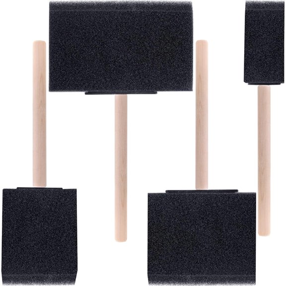 Water Brush Pens 6-Pack Leak-Proof Refillable Watercolor for Acrylic and Gouache Painting - Includes Pointed & Flat Tip Styles Portable Brushes Artists, Beginners, Adults