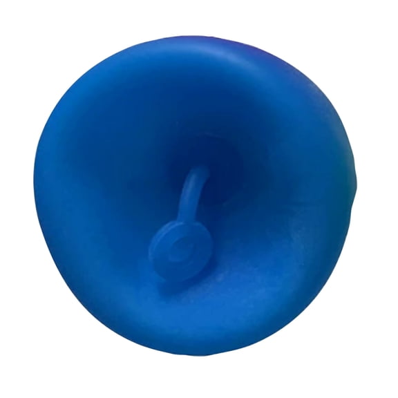 Water Bubble Ball Reusable Giant Bubble Ball with Straw, Transparent TPR Tear-Resistant Inflatable DIY Squishy Sensory Toy for Kids Indoor Outdoor Party Games 1.97 Inch, Blue