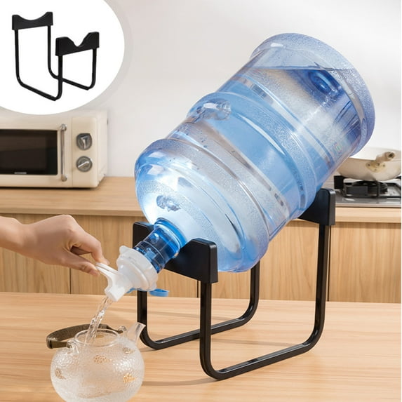 Water Bucket Inverted Bracket, Wall Mount Water Dispenser, Modern Minimalist, Sesolution Water Storage Solution, Kitchen Utility, Home Office, Outdoor Gathering, Sturdy Metal Construction,