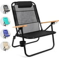 Water Buffalo Beach Chair Premium Backpack Beach Chair for Adults