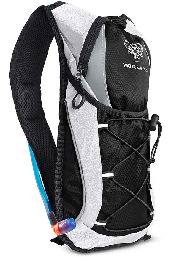 Hydration Backpack - Lightweight Hydration Pack with 2L Water Bladder - Water Backpack for Hiking, Running, Biking, and Raves - Road Runner 12L Hydropack Backpack