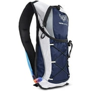 Hydration Backpack - Water Backpack for Hiking, Running, Biking, and Raves - Lightweight with 2L Water Bladder