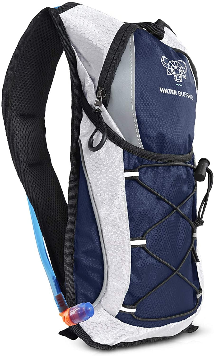 Hydration Pack Backpack - 2L Water Bladder - Iridescent Blue