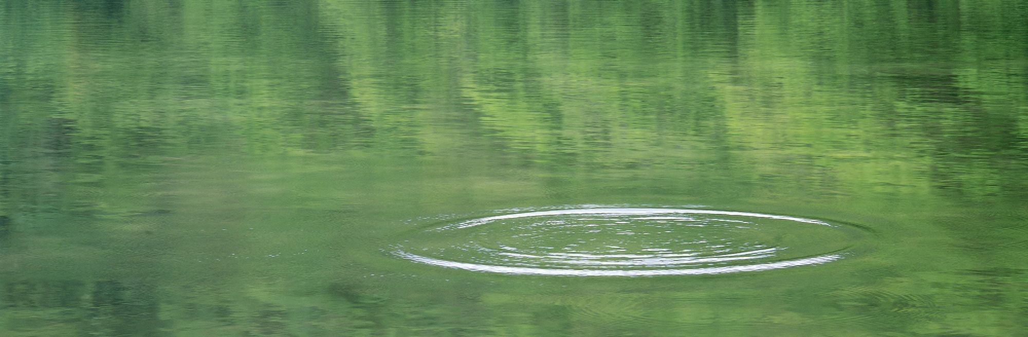 Water Canvas Art - Panoramic Images (27 x 9)