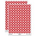 thumbnail image 1 of Water Cape Buffalo Bison Ox 200+ Round Stickers - Red - Matte Finish - 0.50" Size, 1 of 3