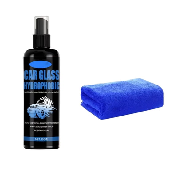 Water Car Windshield | Rain for Car Windshield | Nano Car Coating with Microfiber Towel for Car Rear View Mirror and Shower Glass