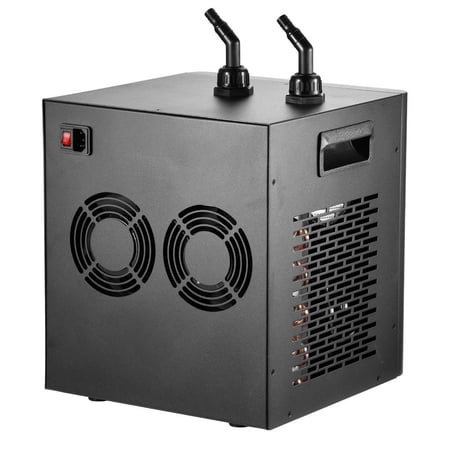 Water Chiller for Aquarium Tank Chiller Home Use Aquarium Cooler Refrigeration Compressor Stable Hydroponic Water Chilling Fish Tank Cooling System for Fish Farms Homes safety