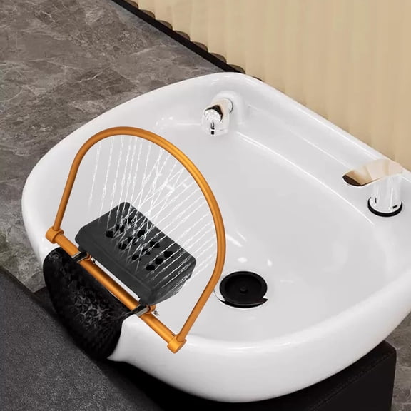 Water Circulation Accessories for Beauty Shampoo Beds, Water Circulation Racks W/Pillows, Shower Shampoo Bed Equipment Accessories, Salon Hair Care, for Hair Salons, Barber Beauty Salons