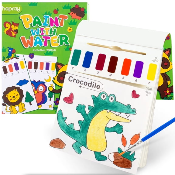 Watercolor Sketchbook Set, Stain-Free Watercolor Painting Kit, Artistic Handmade Painting Gift (Animal Theme)