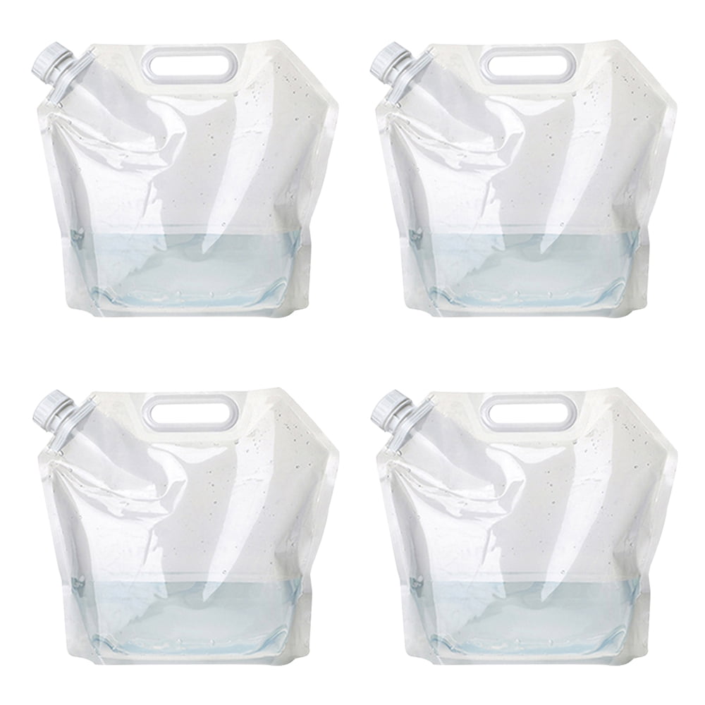 Water Container Bag, Food Grade Clear Plastic Storage Jug for Camping ...