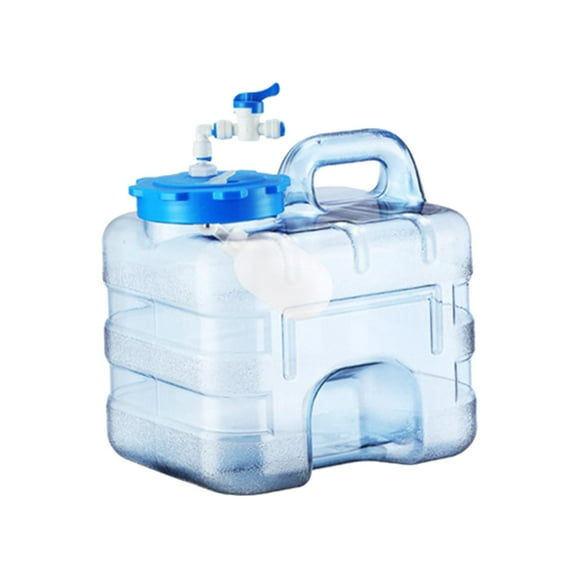 Water Container Water Jug Portable with Floating Ball Leakproof Water Tank Empty 7.5L