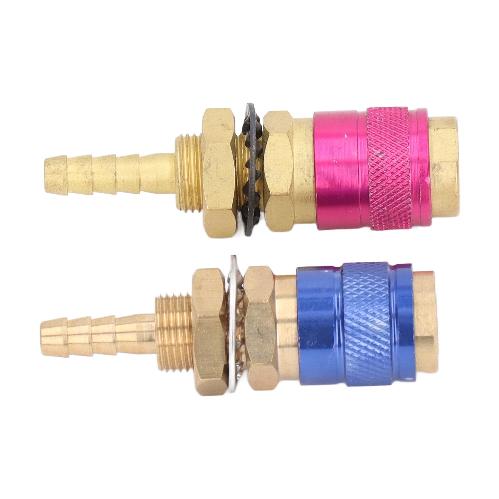 Water Cooled Gas Adapter Portable Brass Quick Connector with Plug for PTA DB MIG TIG Welding