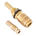 Water Cooled & Gas Adapter Quick Hose Connector Fitting For MIG TIG Welder Torch(Brass