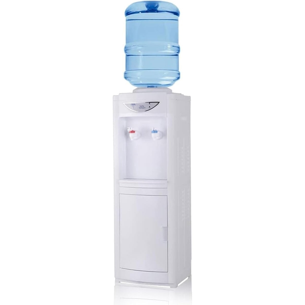 IKT Top-Load Water Cooler Dispenser – Hot & Cold, Fits 3/5 Gallon Bottles, Child Safety Lock, 304 Stainless Steel Tank & Compressor Cooling