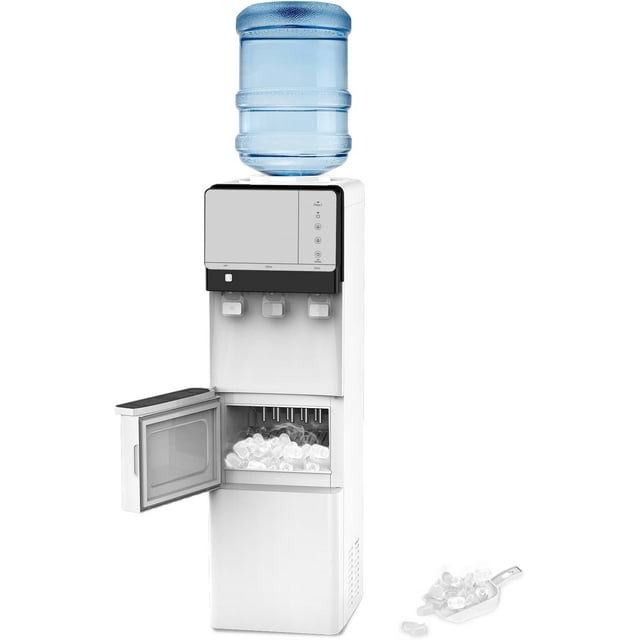 Water Cooler Dispenser with Ice Maker Top Loading Water Dispenser 3