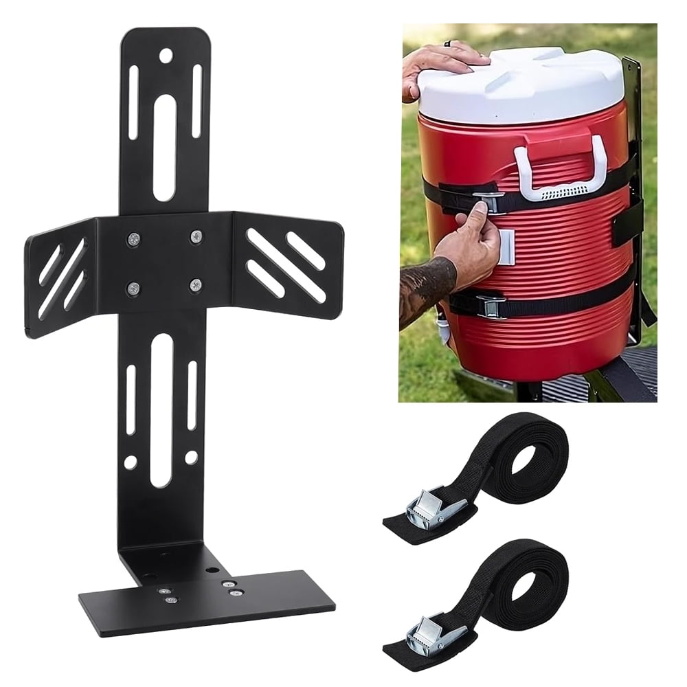 Water Cooler Trailer Rack, 5 Gallon Beverage Cooler Bucket Holder Mount