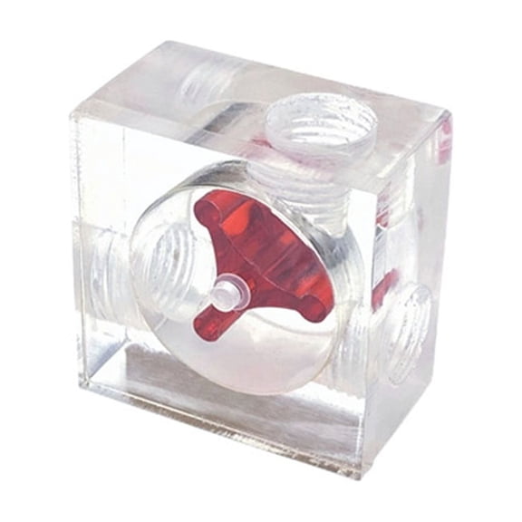 Water Cooling Flow Indicator Acrylic Meter G1/4 Thread for Easy Install