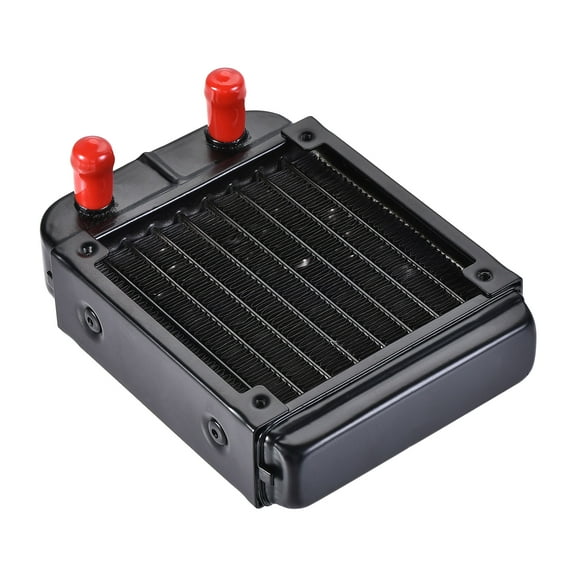 Water Cooling Radiator for PC CPU 132mm Long 8mm Nozzle with 8 Aluminum Tubes