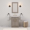 thumbnail image 1 of Water Creation 24" Wood Single Bathroom Vanity in Gray Oak and Gold, 1 of 10