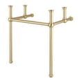 thumbnail image 1 of Water Creation 30 In. W. Single Wash Stand and P-Trap in Satin Gold Finish, 1 of 7