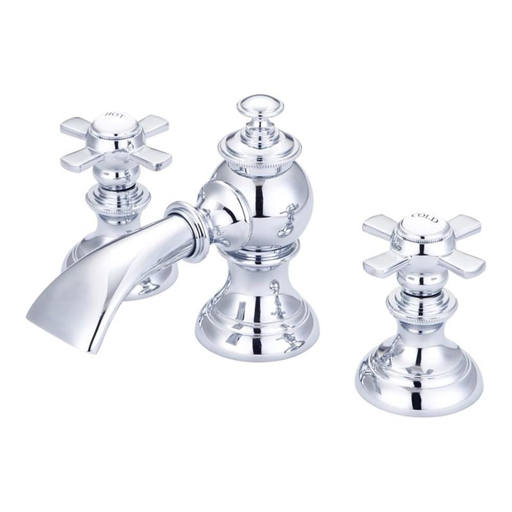 Elegant Classic Chrome Widespread Bathroom Faucet with Pop-Up Drain