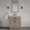 thumbnail image 1 of Water Creation Chestnut 30" Wood Single Bathroom Vanity in Gray & Bronze, 1 of 8