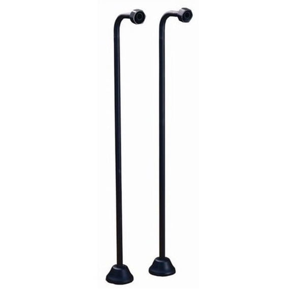 Water Creation Claw Foot Tubs Single Offset Supply Oil-Rubbed Bronze Oil Rubbed