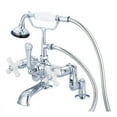 thumbnail image 1 of Water Creation Deck Mount Traditional Solid Brass Tub Faucet in Chrome, 1 of 2