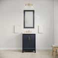thumbnail image 1 of Water Creation Elizabeth 24" Hardwood Single Bathroom Vanity in Blue & Gold, 1 of 7