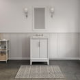 thumbnail image 1 of Water Creation Elizabeth 24" Wood Single Bathroom Vanity in Pure White/Chrome, 1 of 7