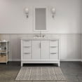 thumbnail image 1 of Water Creation Elizabeth 48" Wood Single Bathroom Vanity in White/Chrome, 1 of 8
