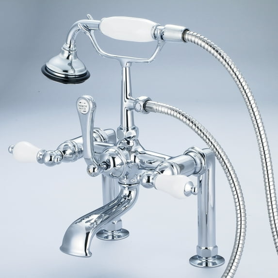 Water Creation F6-0006-01-PL Polished Chrome Faucet with Handheld Shower