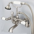 thumbnail image 1 of Water Creation F6-0009-02-PL Adjustable Center Wall Mount Tub Faucet With Swive, 1 of 5