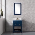 thumbnail image 1 of Water Creation Madalyn 24"W Wood Single Bathroom Vanity in Monarch Blue/White, 1 of 8