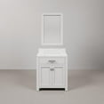 thumbnail image 1 of Water Creation Madison 30" Hardwood Single Bathroom Vanity in White/Chrome, 1 of 6