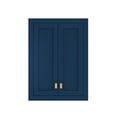 thumbnail image 1 of Water Creation Madison 33" Solid Hardwood Medicine Cabinet in Blue/Chrome, 1 of 4