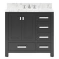 thumbnail image 1 of Water Creation Madison 36" Wood Single Bathroom Vanity in Espresso/Chrome, 1 of 6