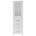 thumbnail image 1 of Water Creation Madison Contemporary Wood Linen Cabinet in Pure White, 1 of 6