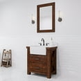 thumbnail image 1 of Water Creation Paisley 30" Wood Single Bathroom Vanity in Brown and White, 1 of 10