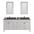 thumbnail image 1 of Water Creation Potenza 72"W Wood Double Bathroom Vanity in Earl Gray/Bronze, 1 of 10