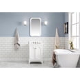 thumbnail image 1 of Water Creation Queen 24" Wood Single Bathroom Vanity in Pure White, 1 of 3