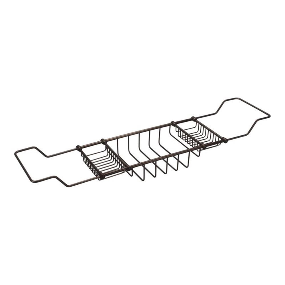 Oil Rubbed Bronze Expandable Metal Bath Caddy