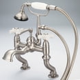 thumbnail image 1 of Water Creation F6-0004-02-PX Adjustable Center Deck Mount Tub Faucet With Handh, 1 of 5
