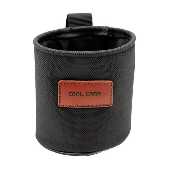Water Cup Holder Chair Side - Storage Bag for Outdoor Cycling and Camping, Made of Cloth and Mesh Cloth, Lightweight and Portable