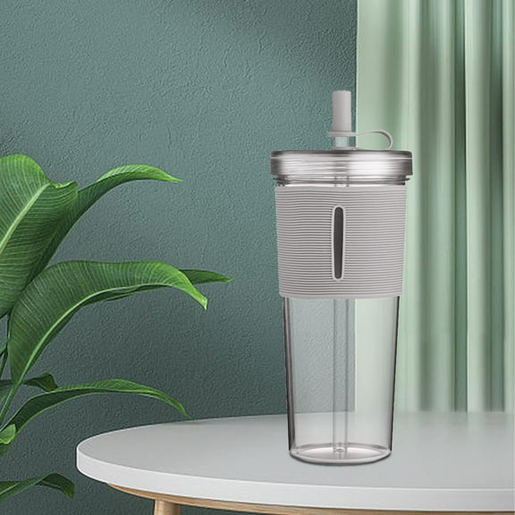Water Cup X1 Acrylic Travel Tumbler with Lid and Insulated Double Wall Plastic Reusable Cups Clear/ High Temperature Resistance