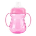 thumbnail image 1 of Water Cups for Girls | Tyeign 240 Ml Wide Caliber Pp Baby Bottle with Handle Anti Drop Anti Flatulence Plastic Baby Bottle Water Cups Stainless Steel Water Cups with Straws for, 1 of 5